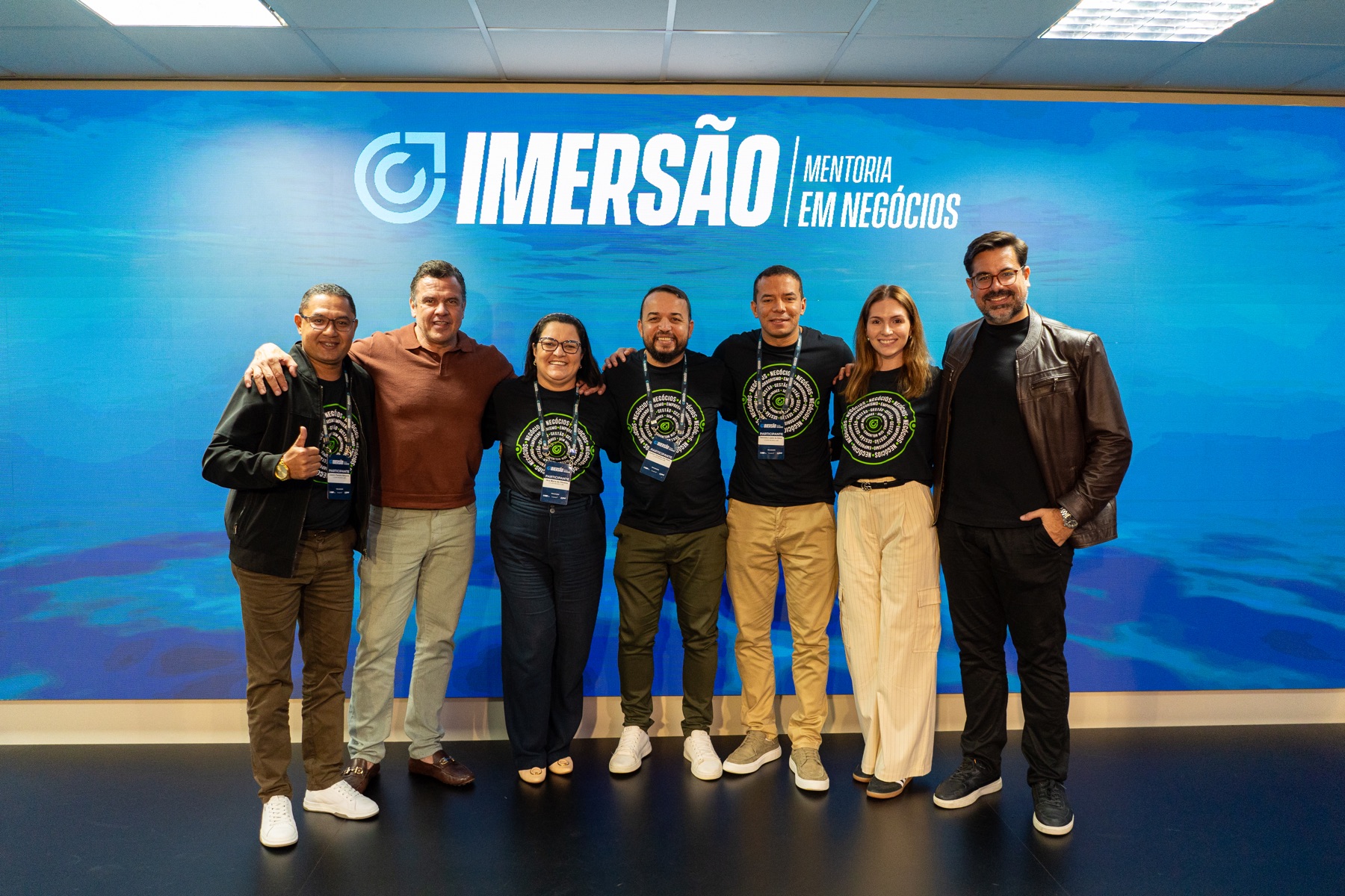 Mentores e equipe da Capital Upgrade na Imersão em Negócios